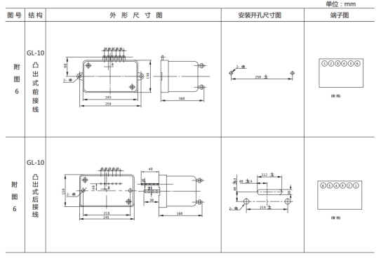 JSL-14外形结构及开孔尺寸图